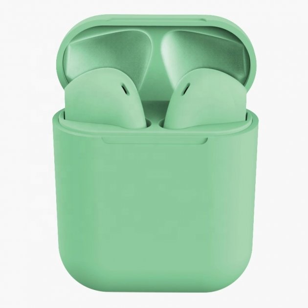 

Беспроводные сенсорные Bluetooth 5.0 наушники в кейсе TWS i12 inPods Green