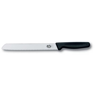 

Кухонный нож Victorinox Standart для хлеба 21 см, в блистере, черный (5.1633.21B)
