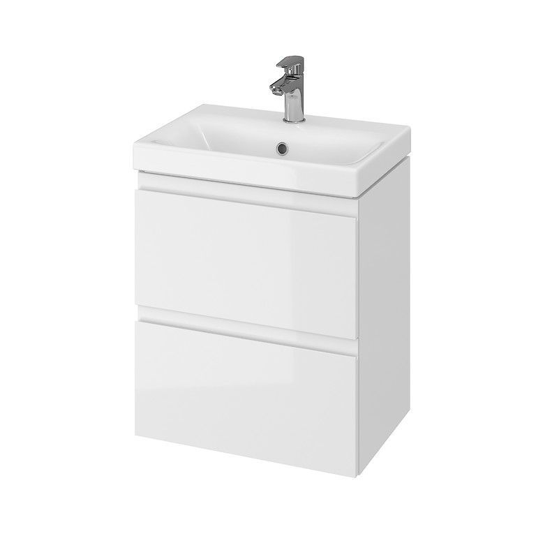

CET B02 MODUO SLIM шкафчик с умывальником MODUO SLIM 50 белый Cersanit (000020313)