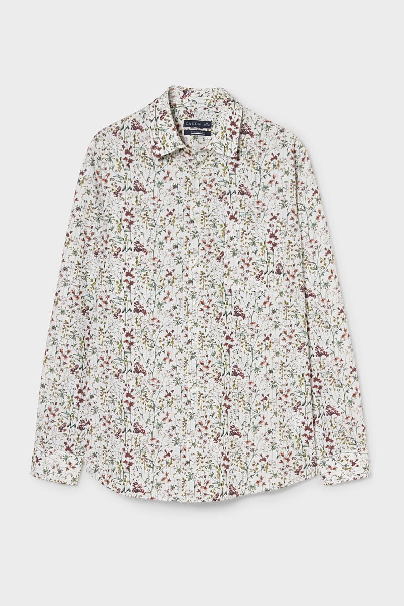 

Рубашка C&A 3XL белый цветы 848502098120