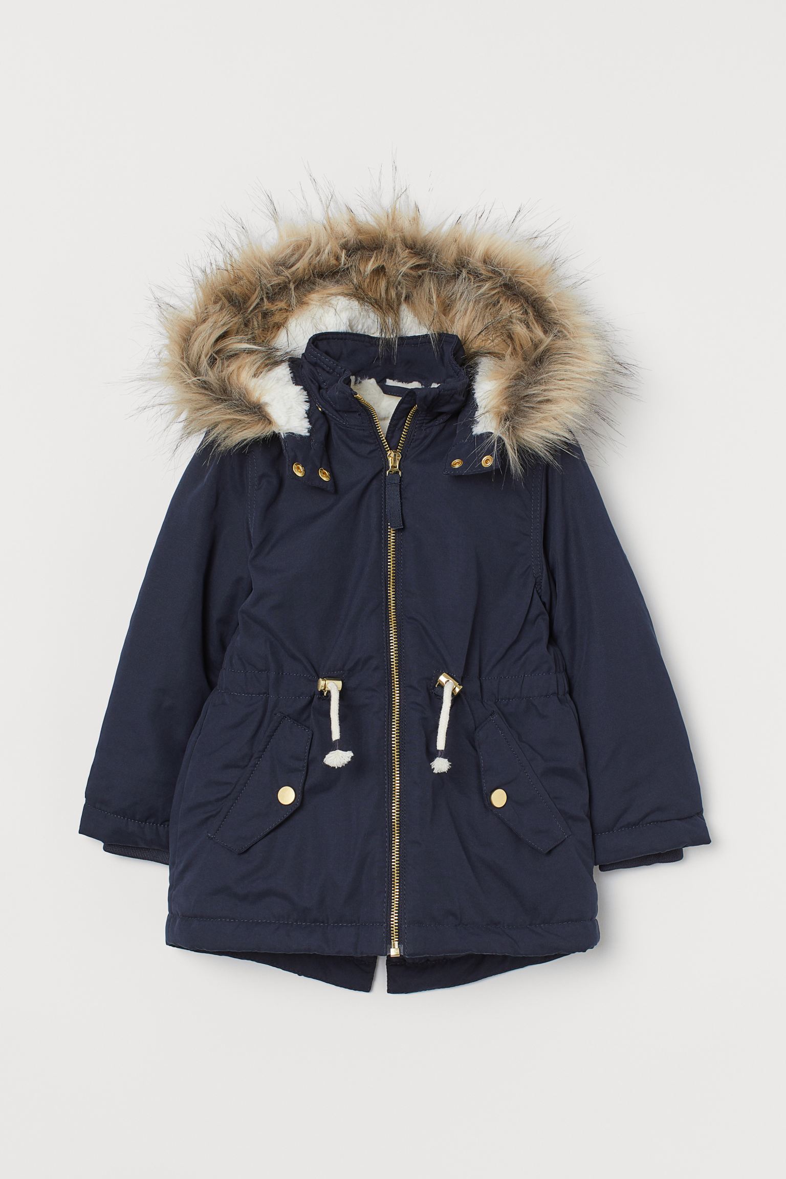 

Парка H&M 134см темно синий 7098740972