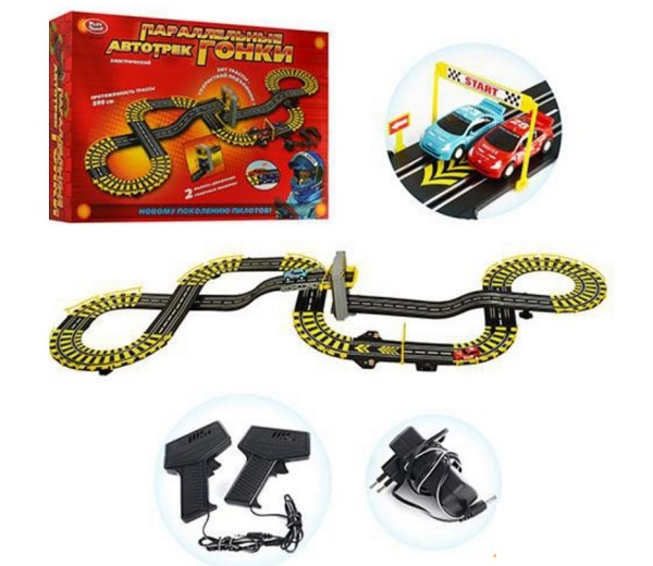 

Игровой автотрек Параллельные гонки 0817 длина трассы 590 см Joy Toy