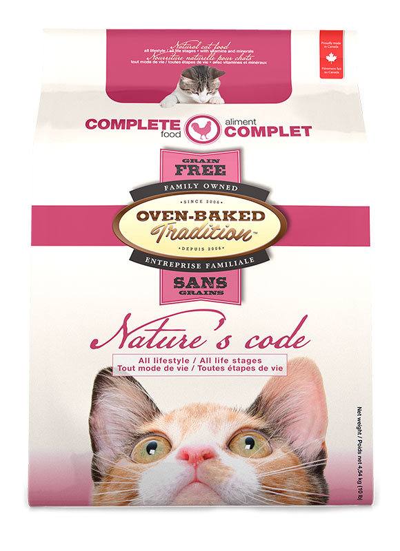 

Сухой беззерновой корм для кошек Bio Biscuit Oven-Baked Tradition Nature’s Code со вкусом мяса курицы 4.54 кг