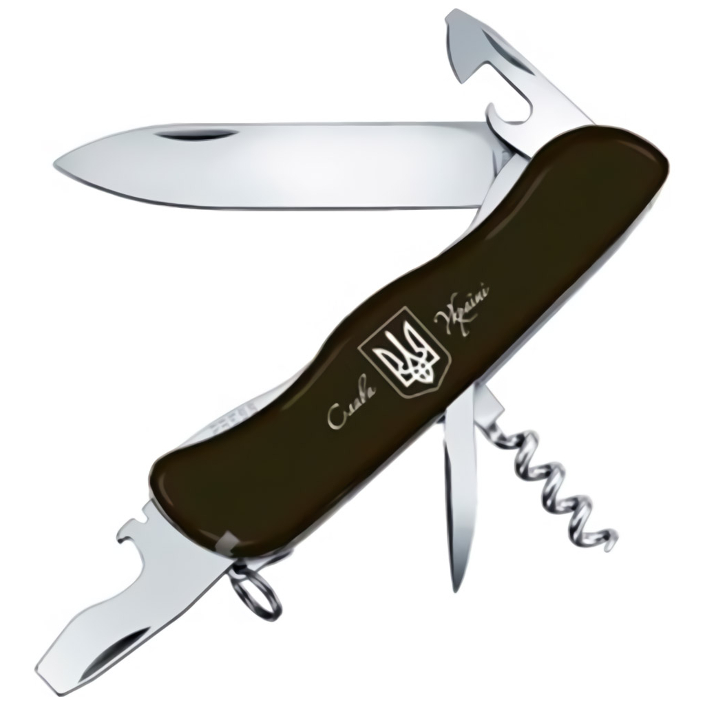 

Нож Victorinox Nomad Ukraine Matt Black (0.8353.3R8)