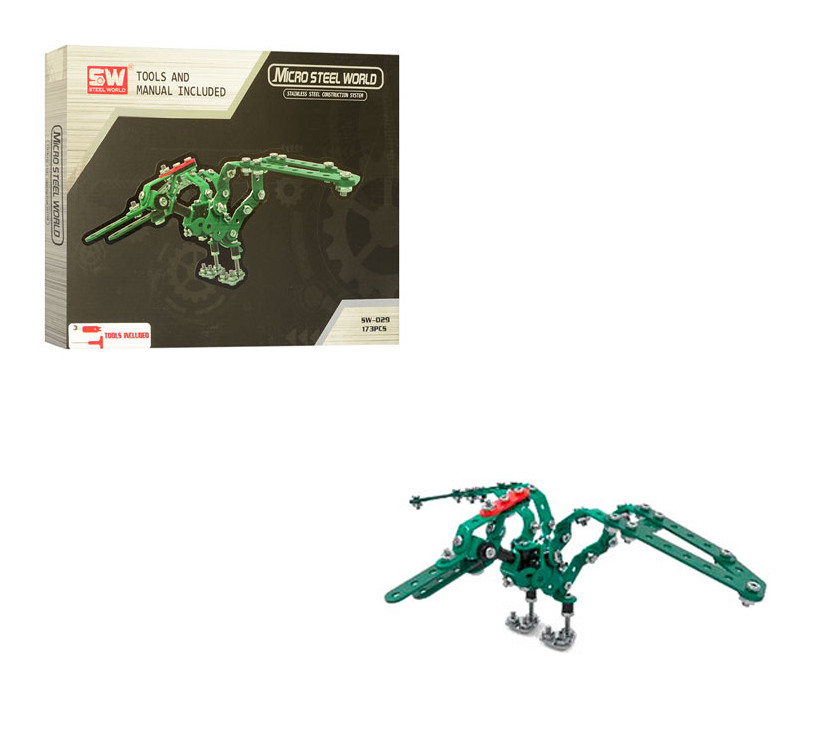 

Металлический конструктор SW-02, 159 деталей ( SW-029) STEEL WORLD