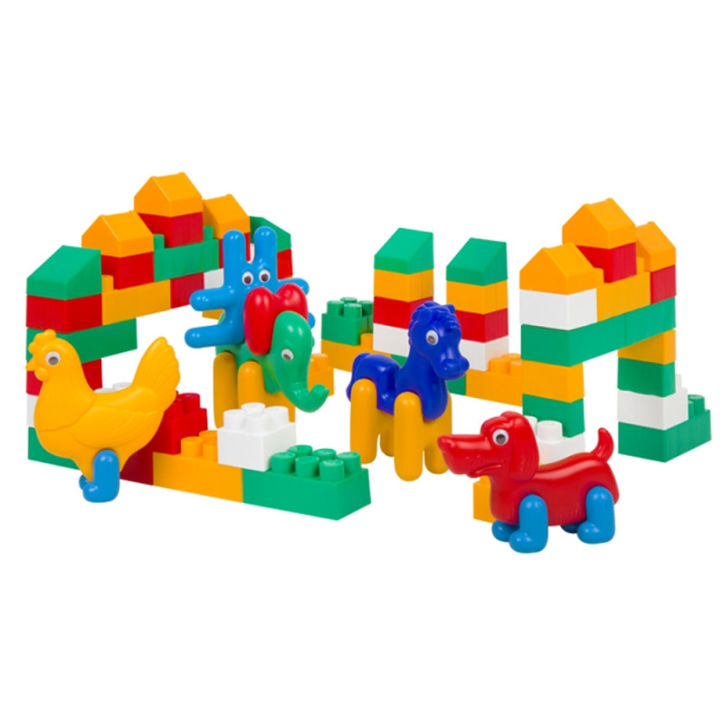 

Детский конструктор "Зоо Блок" №5 1906, 75 деталей Colorplast