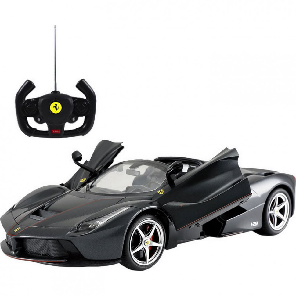 

Машинка на радиоуправлении Ferrari LaFerrari Aperta Rastar 75860 черный, 1:14