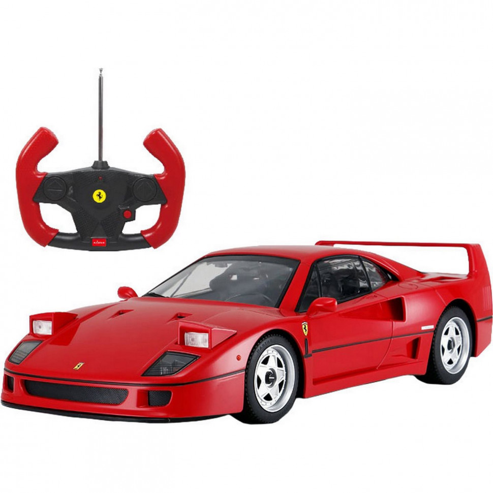 

Машинка на радиоуправлении Ferrari F40 Rastar 78760 красный, 1:14