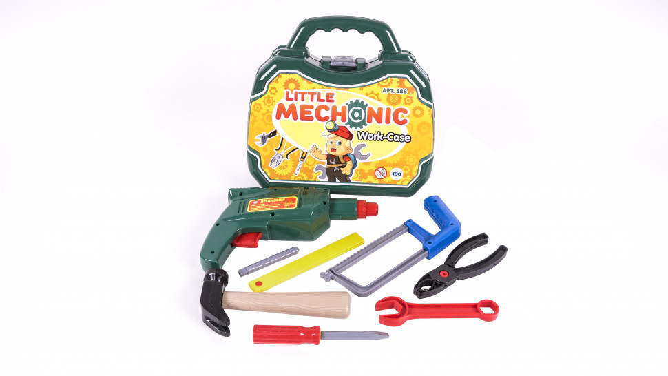 

Игровой набор инструментов "Механик" 386OR в чемодане ORION