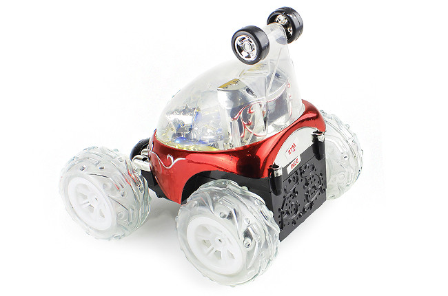 

Машина перевертыш на радиоуправлении 9295 красный Limo Toy