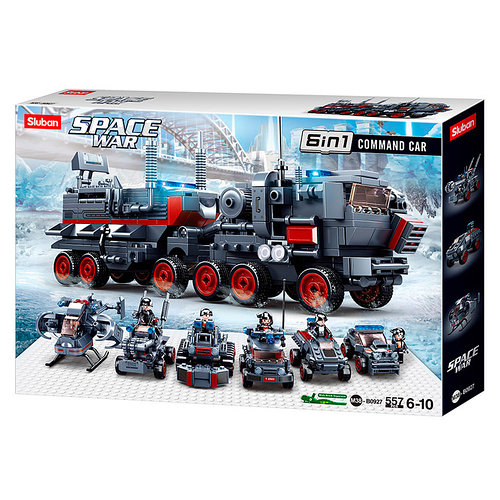 

Конструктор SLUBAN M38-B0927 військовий транспорт 6 в 1, фігурки (2000904278015)