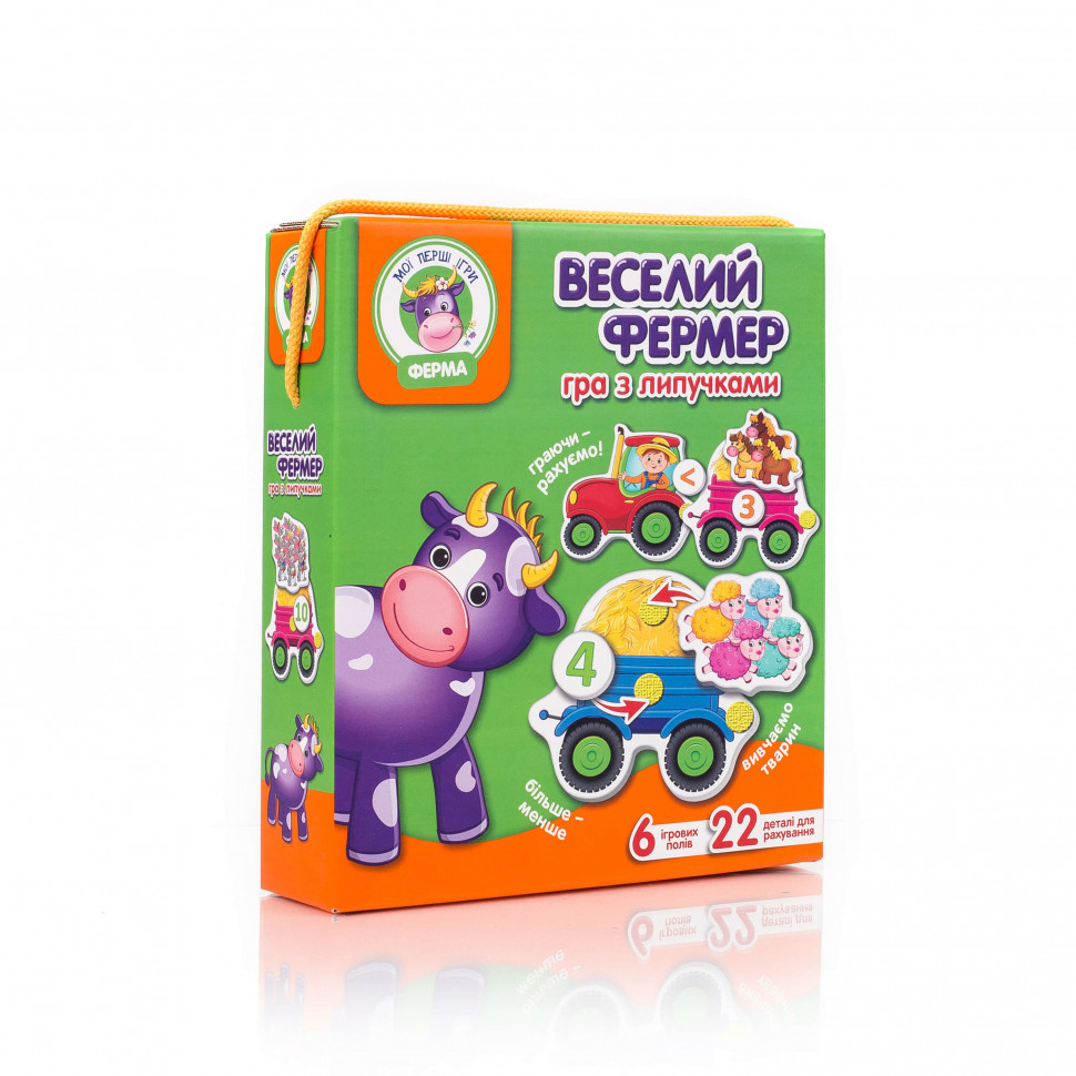 

Детская игра с липучками "Веселый фермер" VT1310-03 на укр. языке Vladi Toys