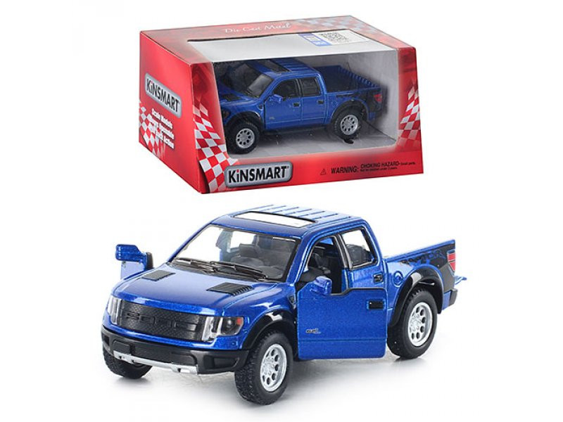 

Детская коллекционная машинка FORD F-150 КТ5365 инерционная (Синий) Kinsmart