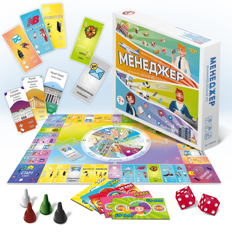 

Детская настольная игра "Менеджер" MKB0114 от 7-ми лет Мастер