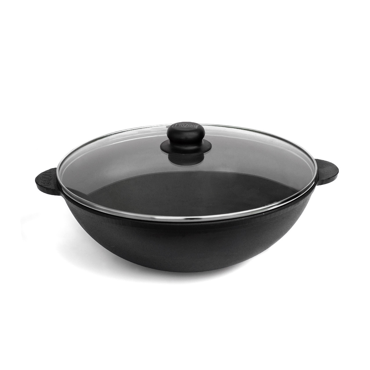 

Сковорода чугунная WOK Brizoll с крышкой 3.7 л 280х101 мм (W30-1)