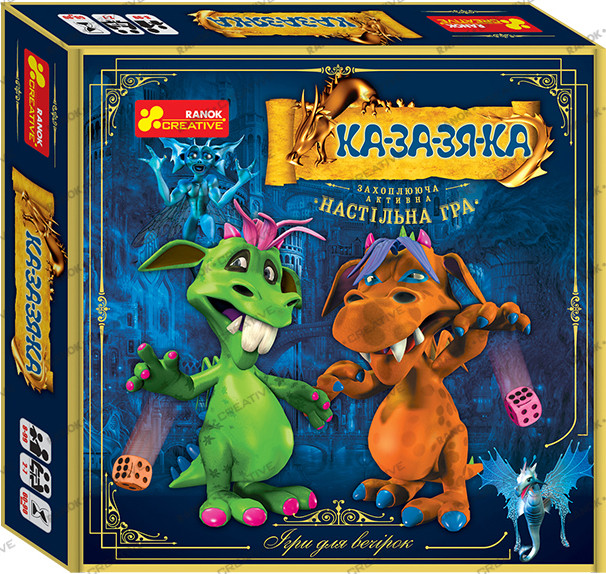 

Детская настольная игра "Ка-за-зя-ка" 12120094 на укр. языке Ranok Creative