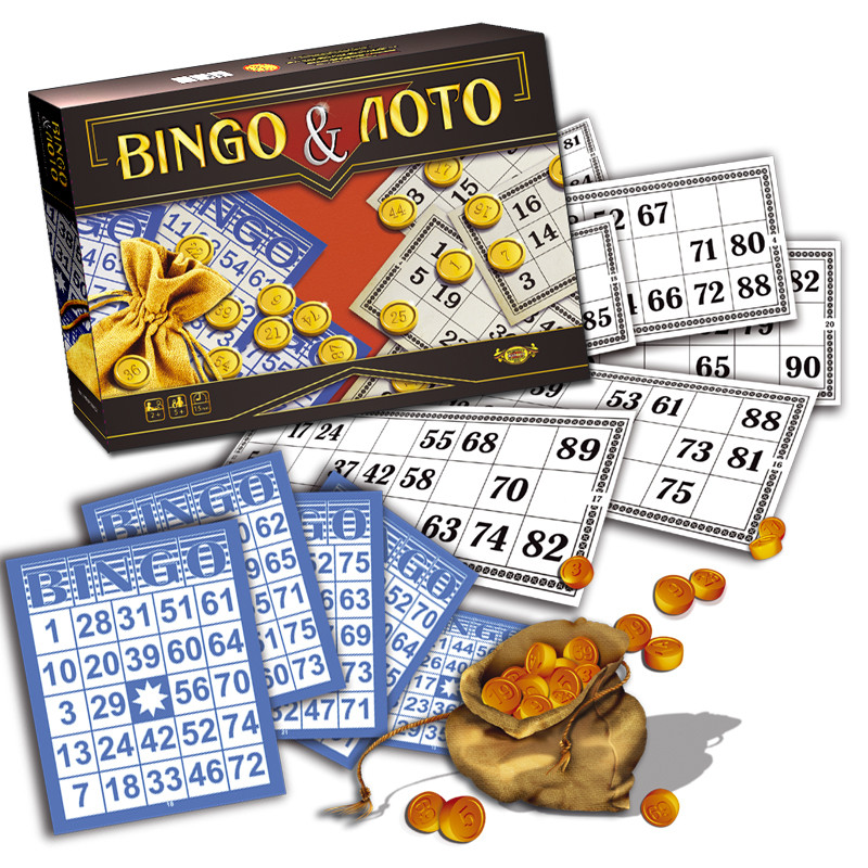 

Настольная игра "Бинго & Лото" MKP0902, 2в1 Мастер