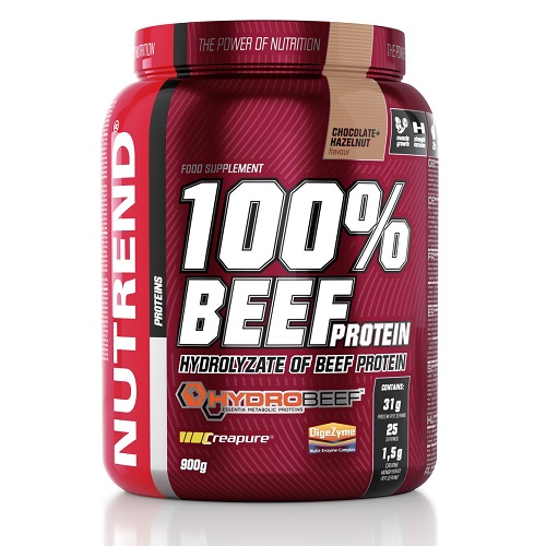 

М'ясний протеїн Nutrend 100% Beef Protein, 900 гр. Шоколад горіх
