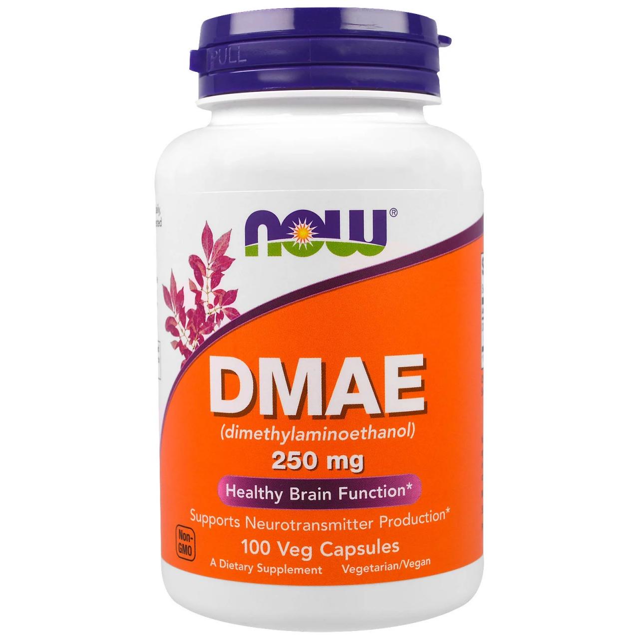 

Мозок і нервова система NOW DMAE 250mg, 100 caps