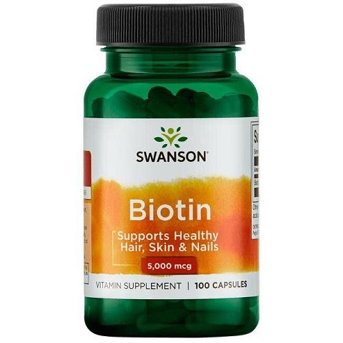 

Вітаміни В Swanson Biotin 5000mcg, 100 caps