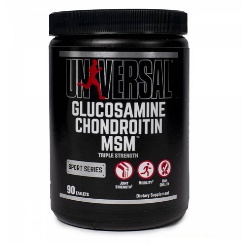

Глюкозамін та хондроітин Universal Glucosamine Chondroitin MSM, 90 tabs