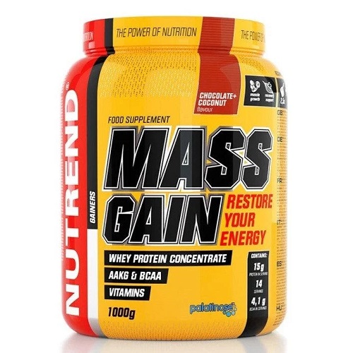 

Гейнери Nutrend Mass Gain, 1000 гр. Фісташка