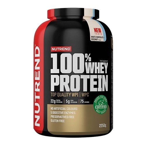 

Сироватковий протеїн Nutrend 100% Whey Protein, 2250 гр. Білий шоколад - кокос