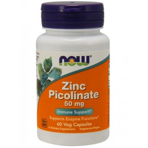 

Цинк NOW Zinc Picolinate 50mg, 60 caps