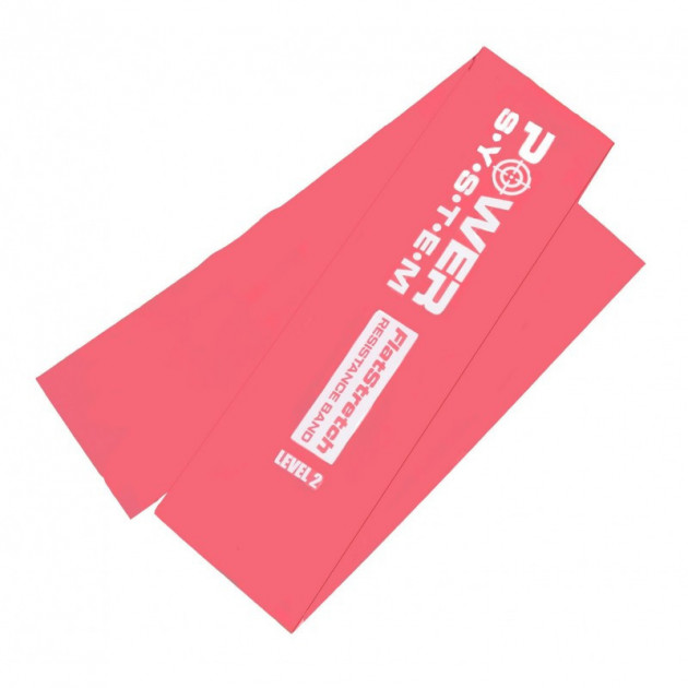 

Фітнес резинки PowerSystem Flat Stretch Band Level 2, PS-4122 (Red)