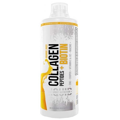 

Волосся, шкіра, нігті MST Collagen Peptides + Biotin, 1000 мл. Апельсин