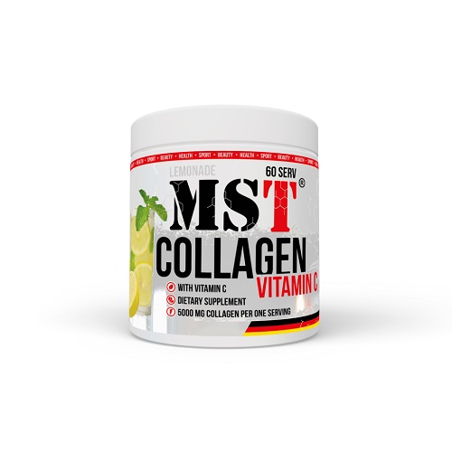 

Волосся, шкіра, нігті MST Collagen + Vitamin C, 390 г. Лимонад