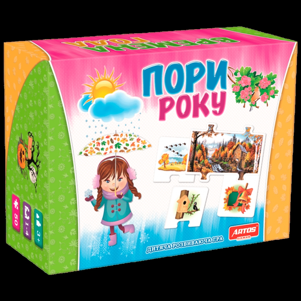 

Настольная игра "Времена года" 0567 от 3 лет Artos Games
