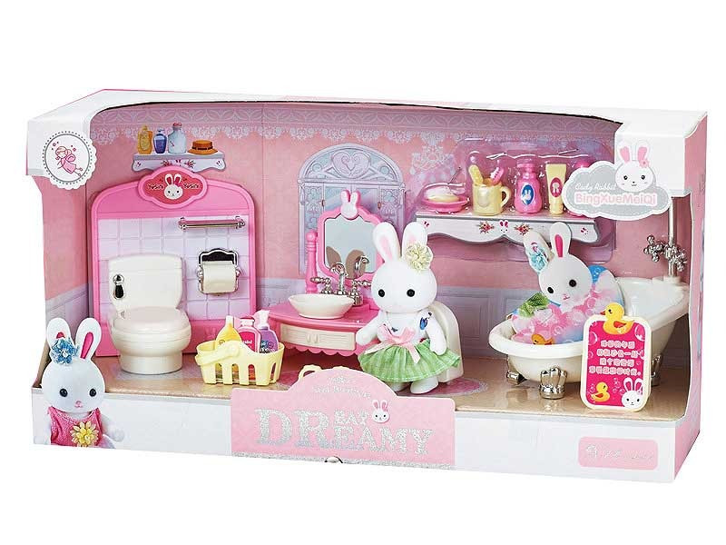 

Игровой набор ванная комната 6620 с фигуркой животного Yasini
