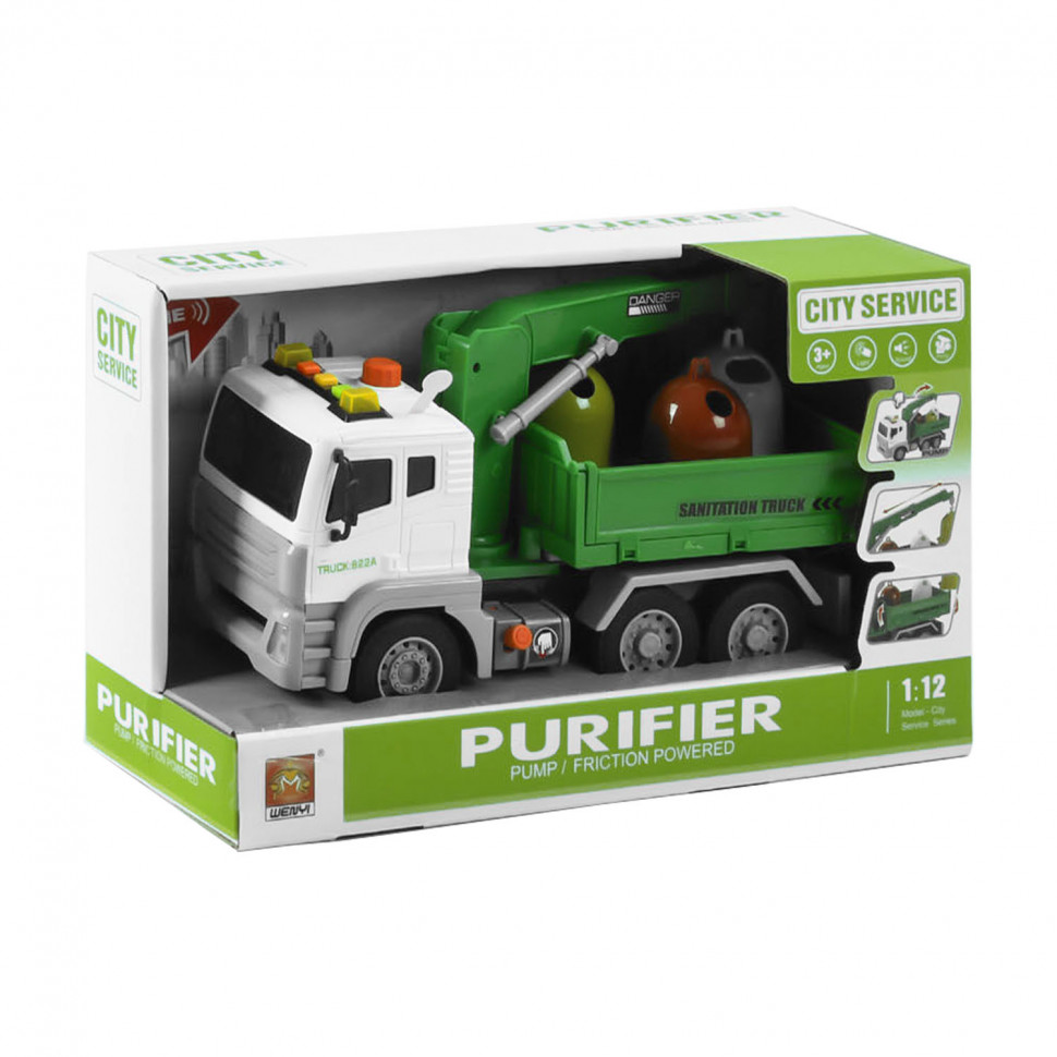 

Игрушечный Евакуатор WY822A инерционный 35 см METR+