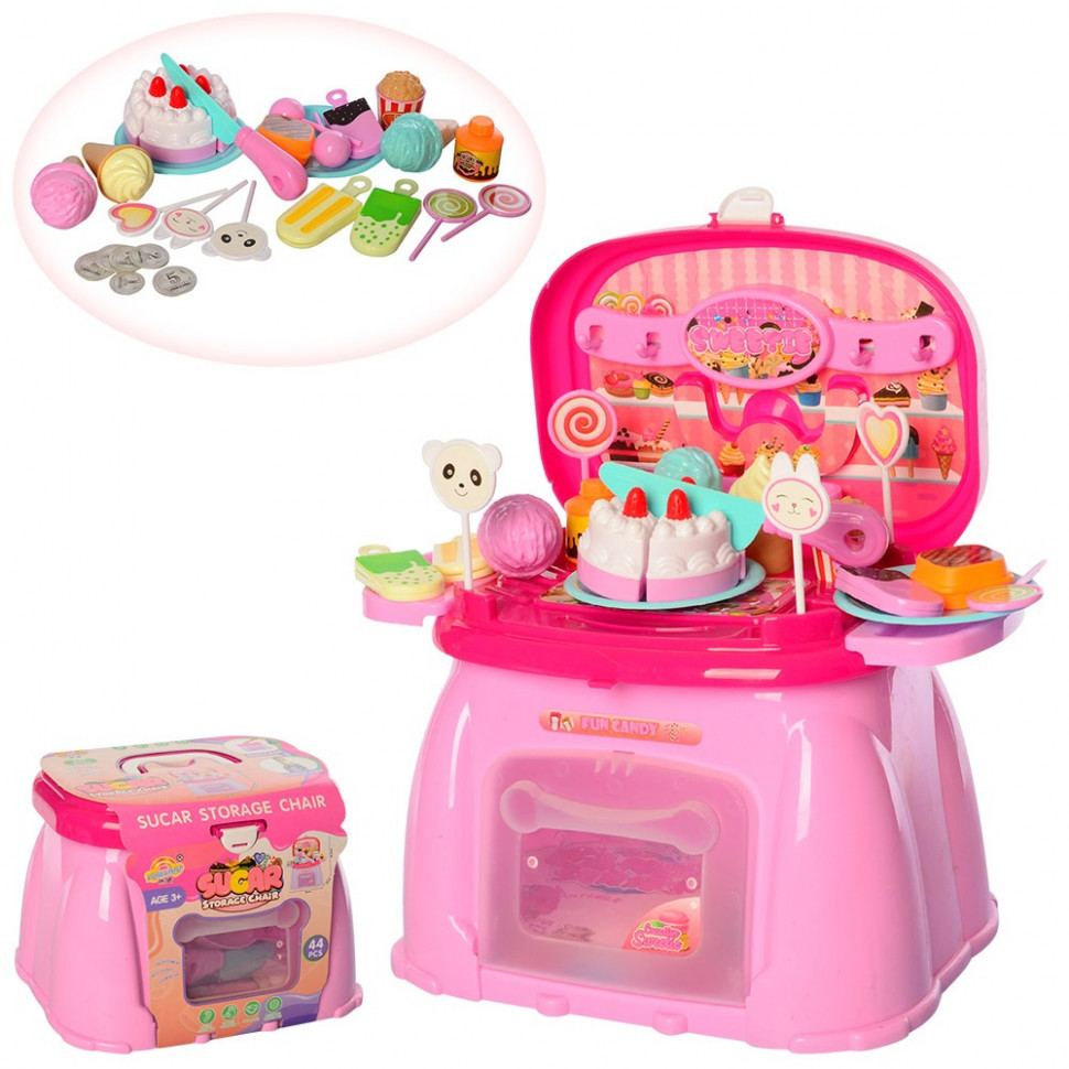 

Игровой набор Кухня RX1700-11, 44 предмета, духовка, сладости, 35,5 см Bambi