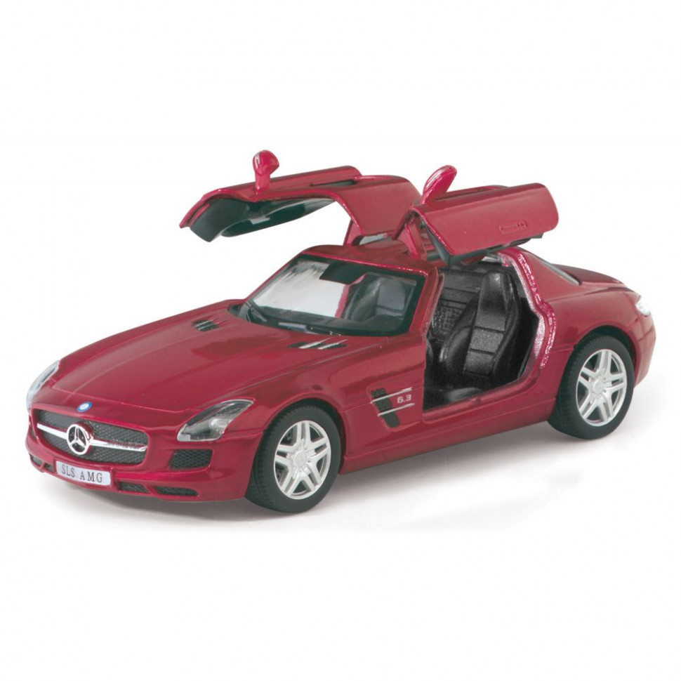 

Машинка металлическая KT5349W Mercedes-Benz SLS AMG (Красный) Kinsmart