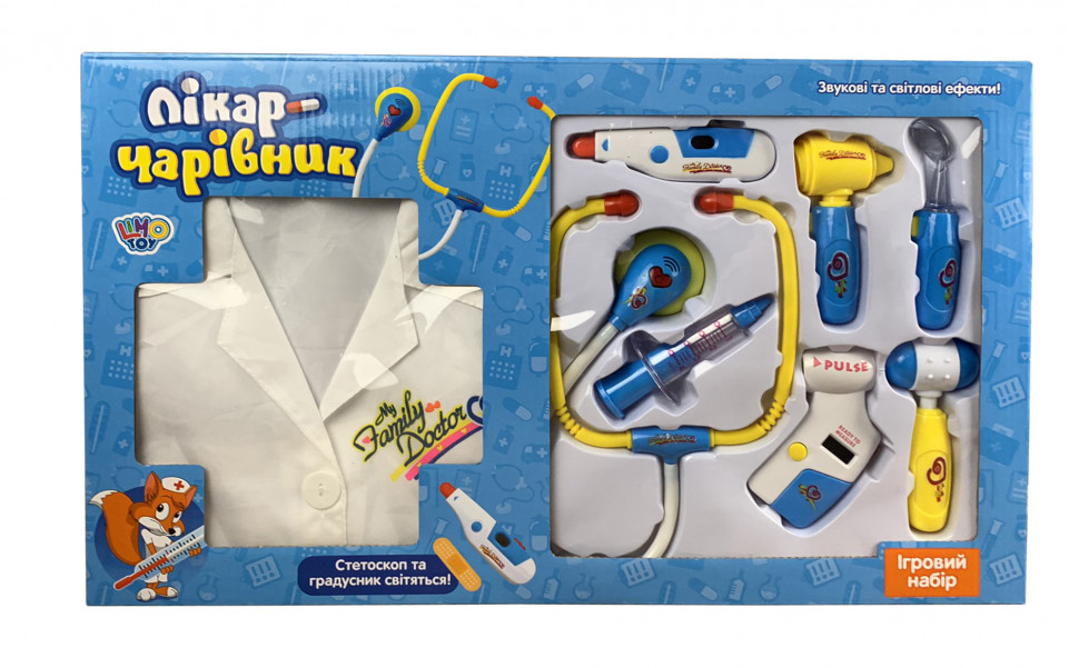 

Игровой набор доктора 9911B с халатом и инструментами Limo Toy