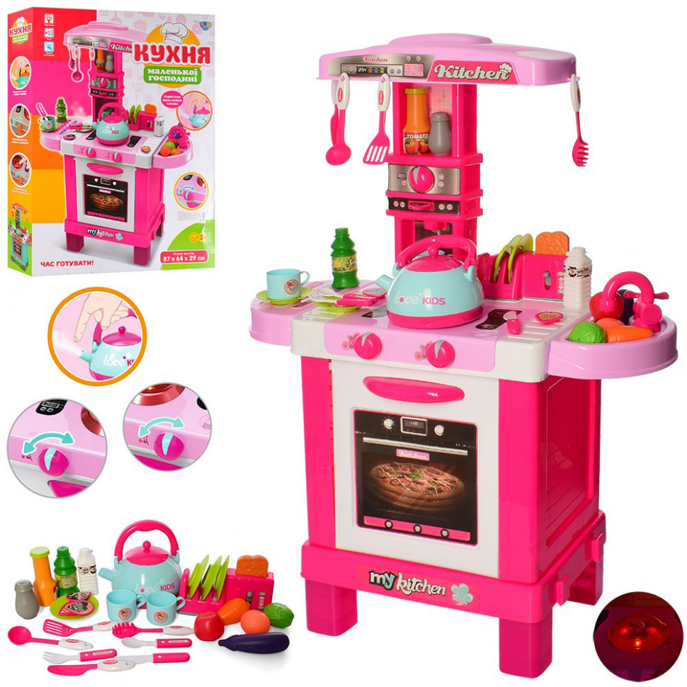 

Игровой набор Кухня 008-939, продукты, посуда, 87-64-29 см Limo Toy