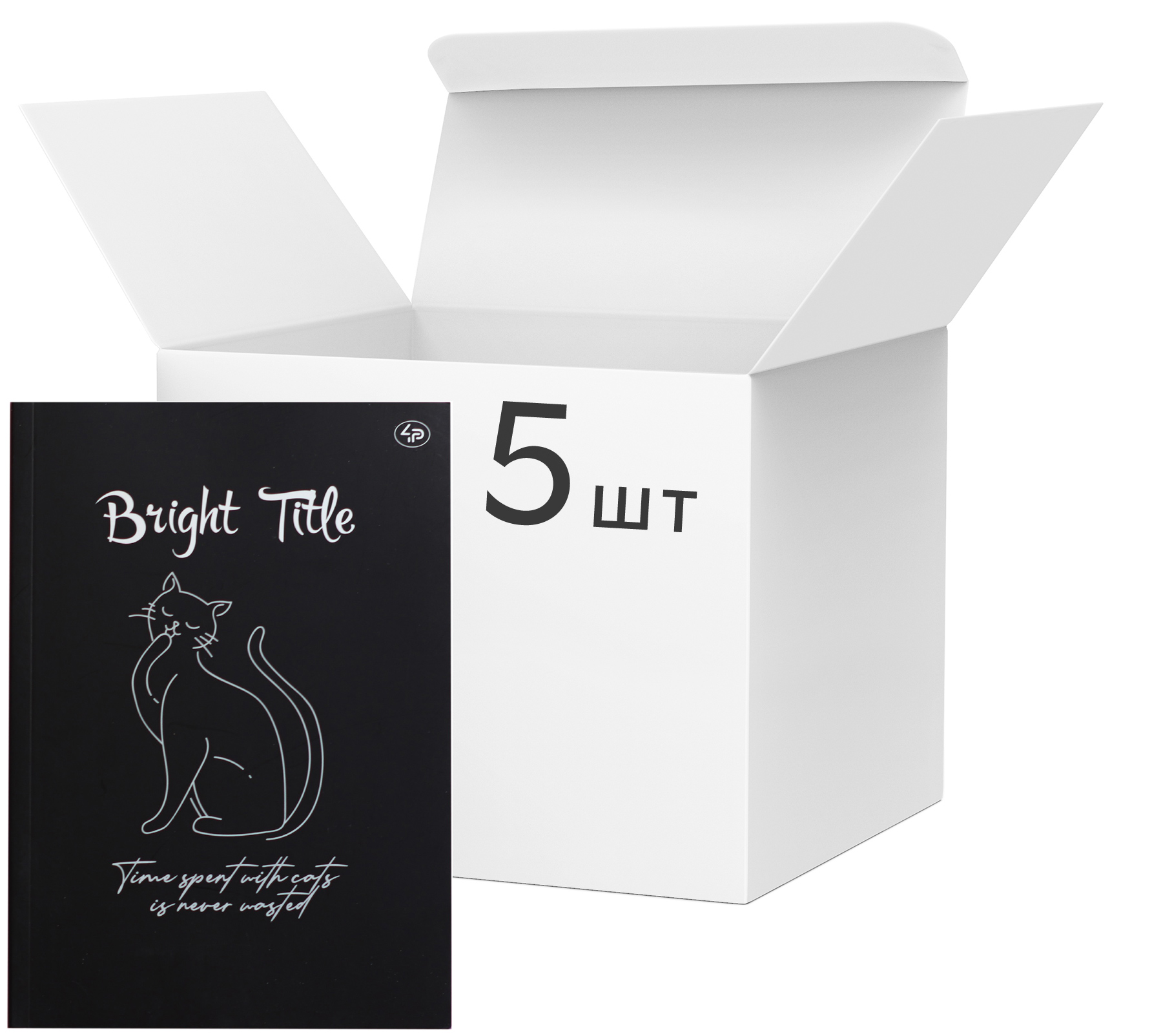 

Упаковка блокнотов 4Profi Profiplan Bright Title note A5 без линовки 40 листов Cat 5 шт (902521)