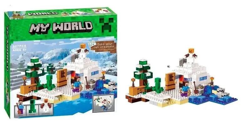 

Детский конструктор My World 10391 Снежное убежище 327 деталей