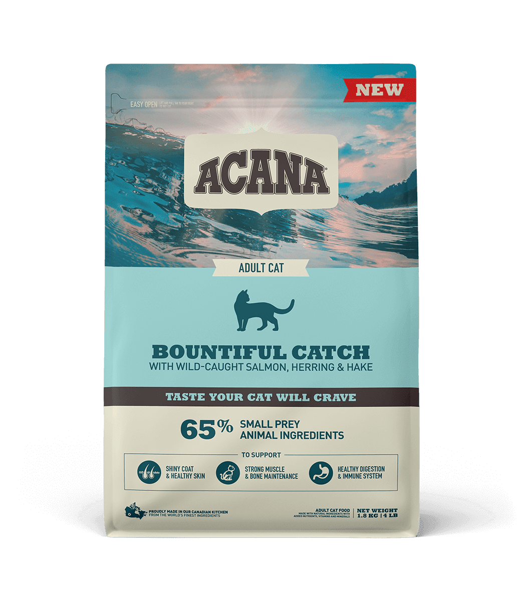 

Сухой корм Acana Bountiful Catch (Акана Баунтифул Кетч ) для кошек (лосось/сельдь) 4.5 кг