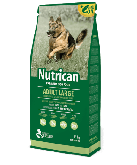 

Сухой корм Nutrican (Нутрикан) Adult Large для взрослых собак крупных пород (30-90 кг) с курицей 15 кг