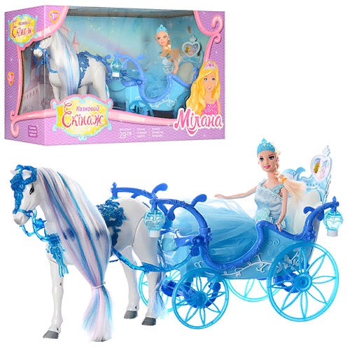 

Игровой набор Bambi Карета с куклами и лошадкой (223A)