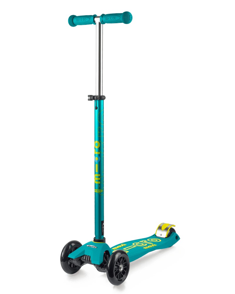 

Трехколесный самокат Maxi Micro Deluxe Caribbean Petrol Green (не светящиеся колеса)