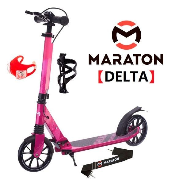 

Двухколесный самокат для самых маленьких Maraton Delta розовый