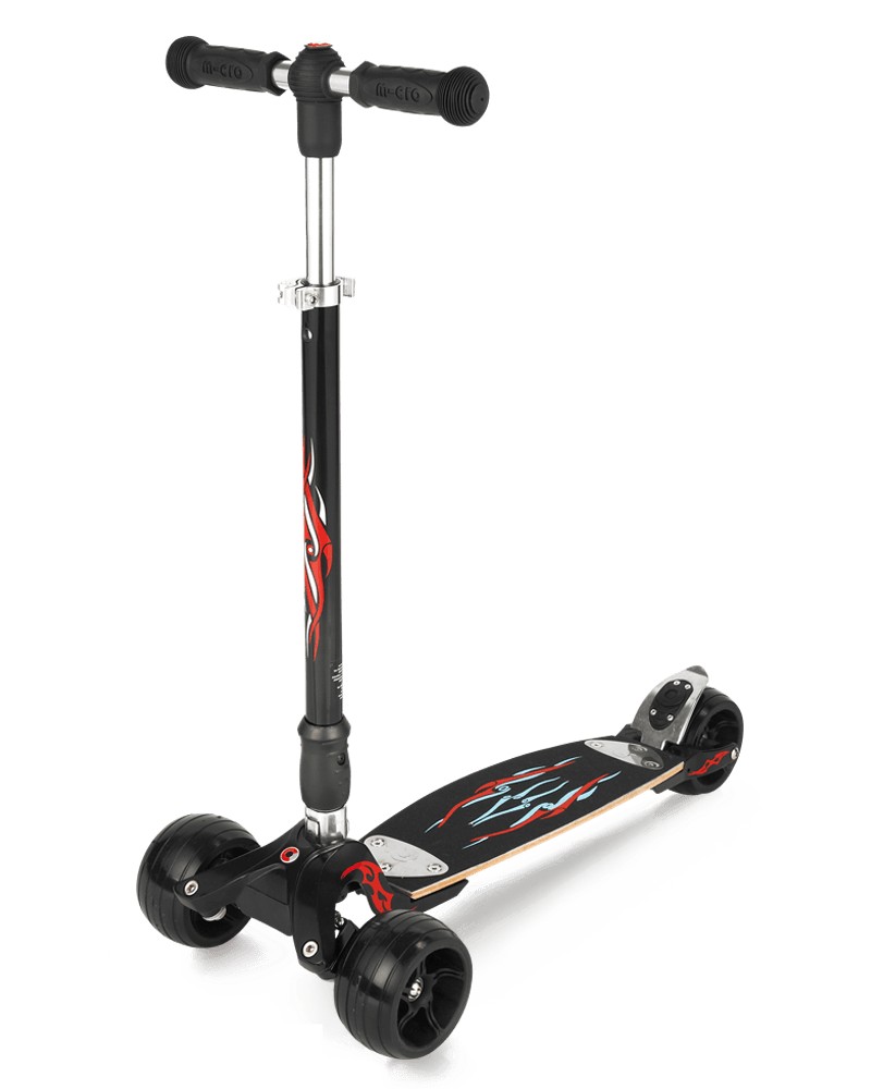 

Трехколесный самокат Micro Kickboard Monster Black