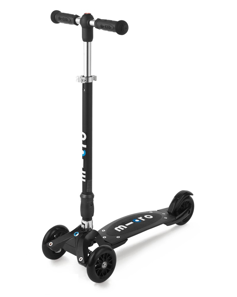 

Трехколесный самокат Micro Kickboard Compact Black черный