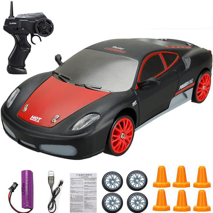 

Игрушечная машинка для дрифта на радиоуправлении HB Toys Ferrari F430 4WD / Феррари на радиоуправлении дрифт