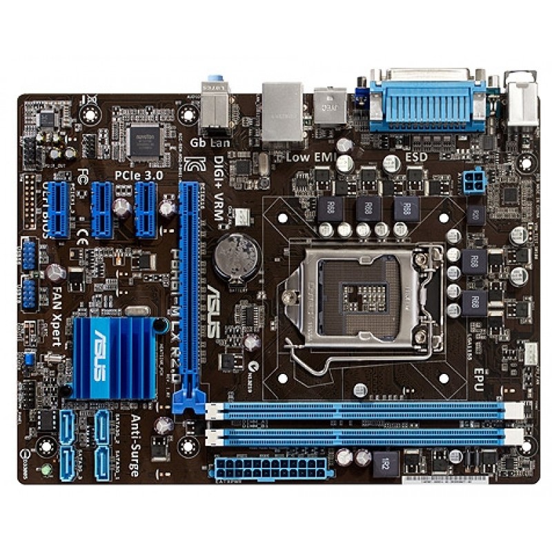 

Материнская плата Asus P8H61-M LX2 DDR3 - Процессор G620 - Кулер Б/У 5320