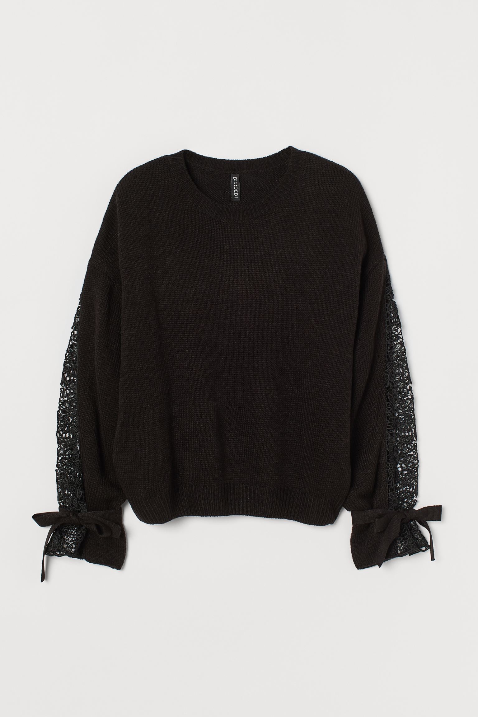 

Джемпер H&M M черный 3010837438